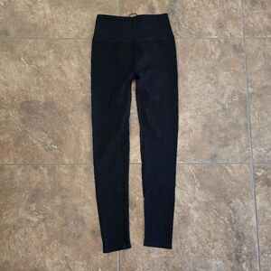 Black Back Laced High Waisted Legging